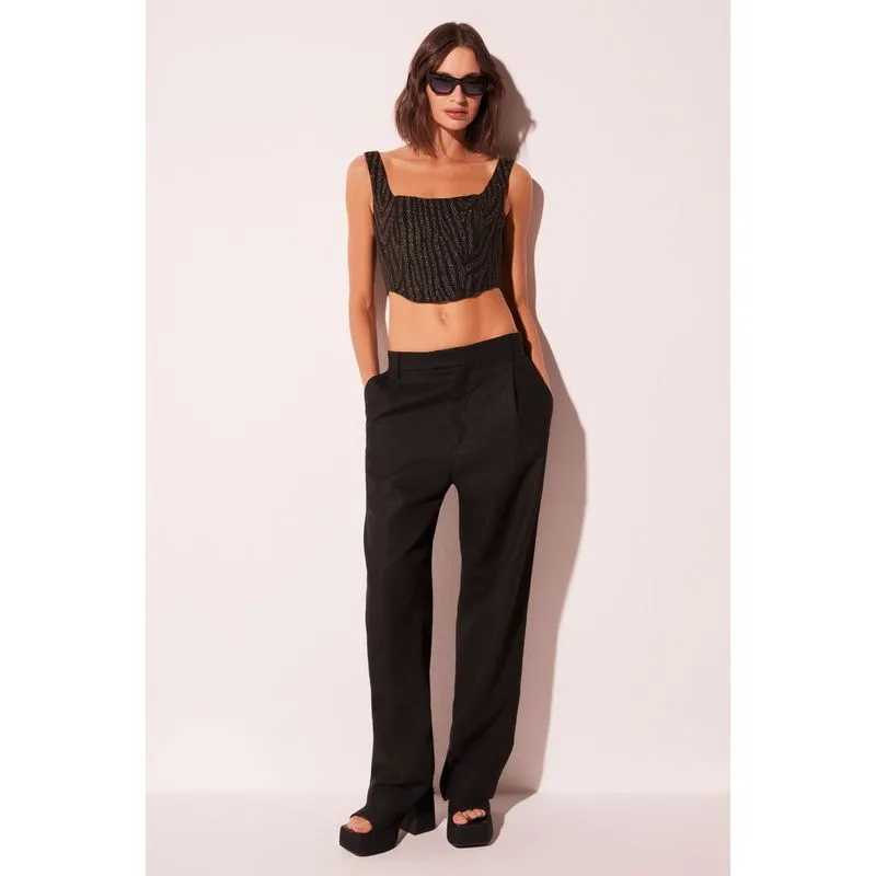Top Alça Campos PRETO/BLACK M/M