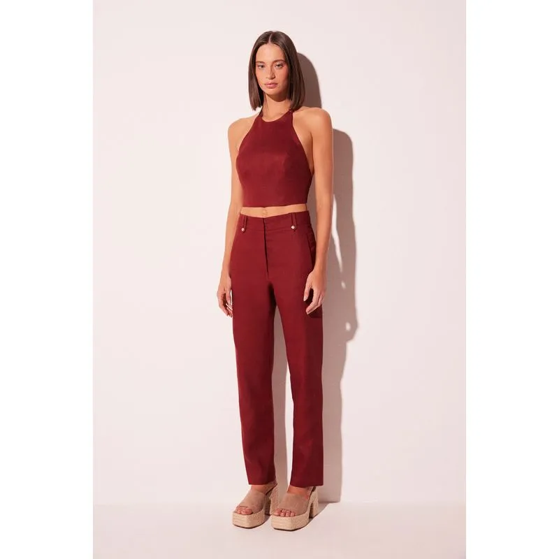 Calça Slim Fit Reflexo Vermelho VERMELHO/RED 44