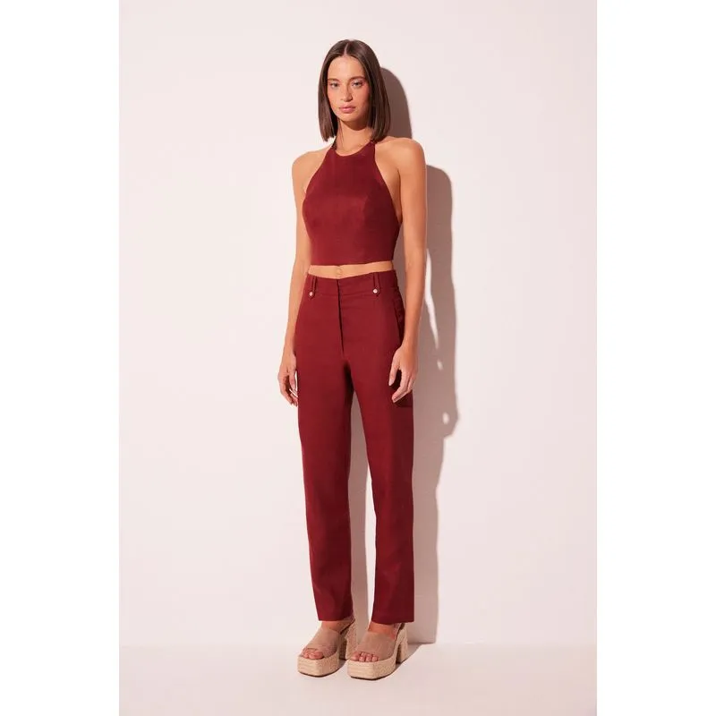 Calça Slim Fit Reflexo Vermelho VERMELHO/RED 46