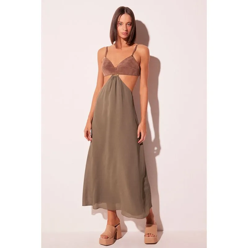Vestido Midi Desejo Verde VERDE/GREEN G/L