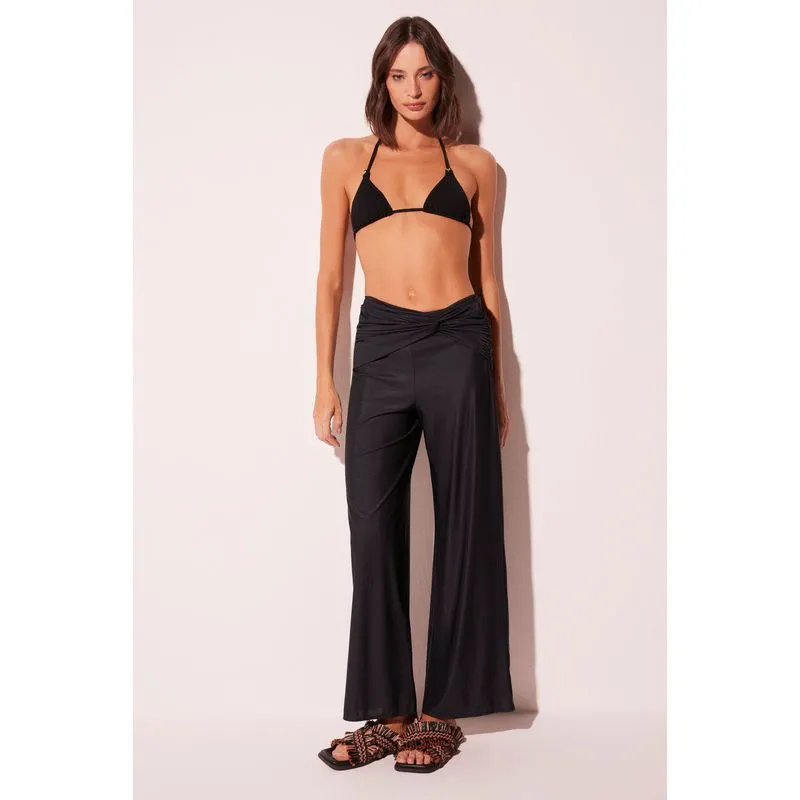 Calça Reta Essencial PRETO/BLACK PP/XS
