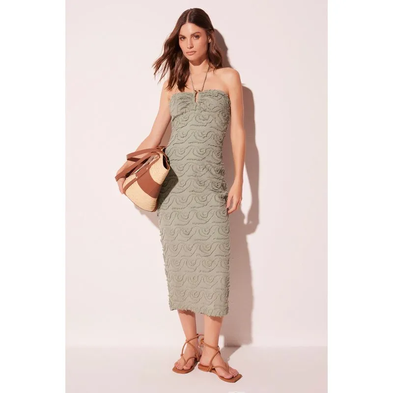 Vestido Midi Esmeralda VERDE/GREEN PP/XS