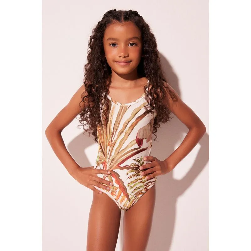 Maiô Infantil Engana Mamãe Sombra OFF WHITE/OFF WHITE 4 A 5