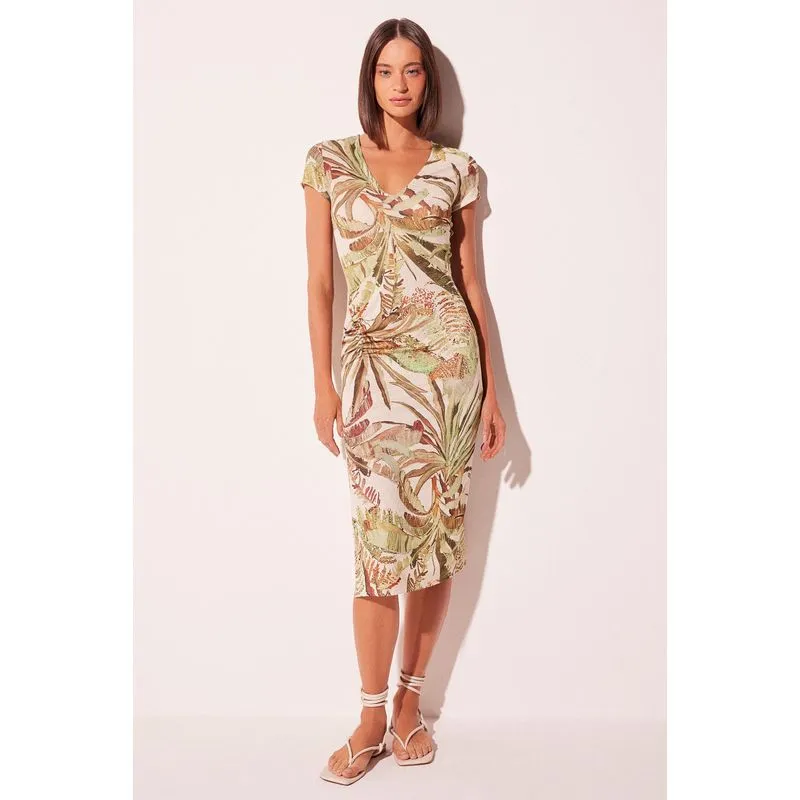 Vestido Midi Sombra OFF WHITE/OFF WHITE M/M