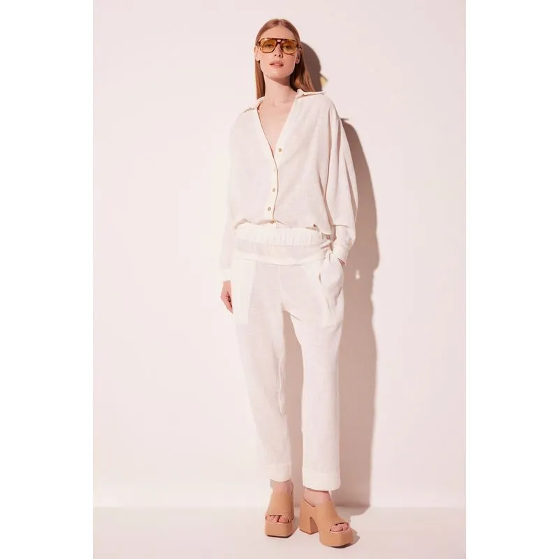 Calça Slim Fit Sereno Off White OFF WHITE/OFF WHITE M/M