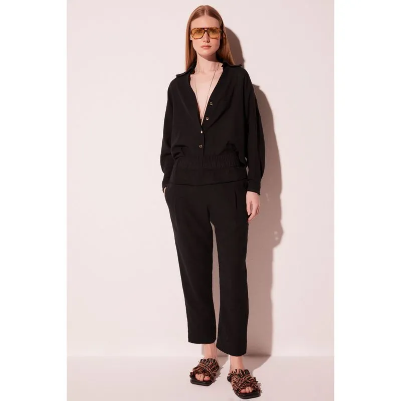 Calça Slim Fit Sereno Preto PRETO/BLACK G/L
