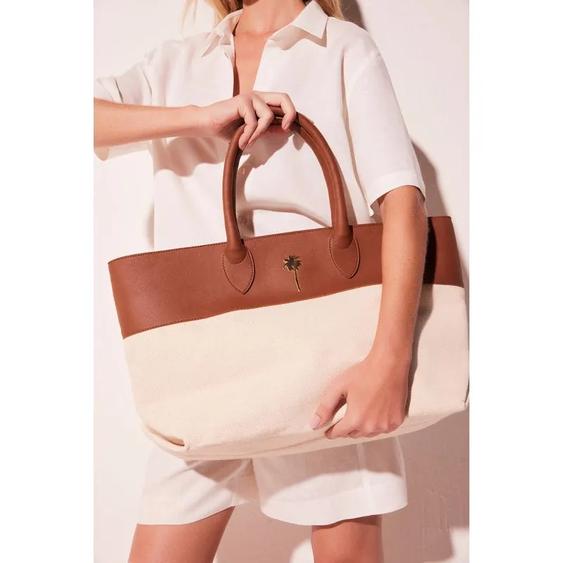 Bolsa Tote Acessórios Sol MARROM/BROWN U/ONE SIZE