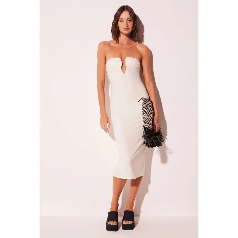 Vestido Midi Jalapão Off White OFF WHITE/OFF WHITE M/M