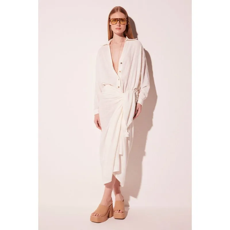 Canga de Praia Sereno Off White OFF WHITE/OFF WHITE U/ONE SIZE