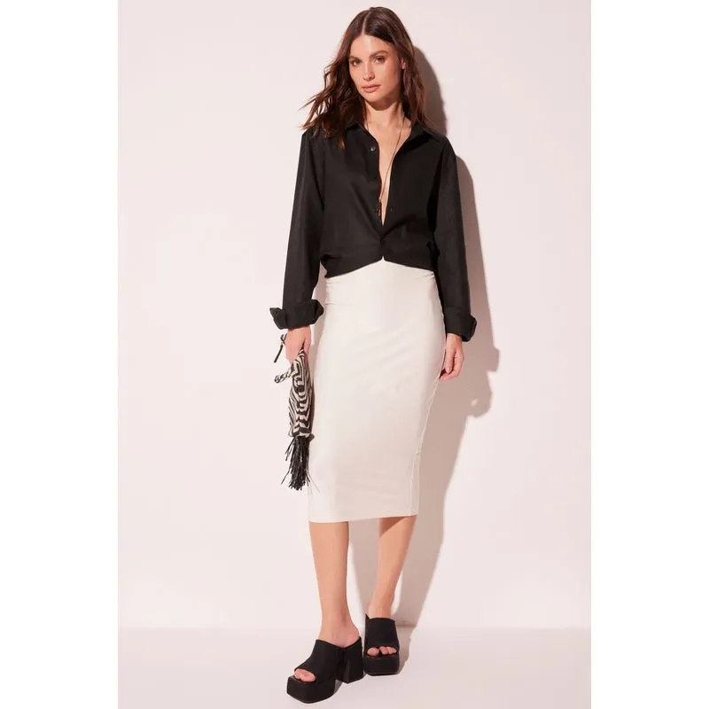 Saia Midi Jalapão Off White OFF WHITE/OFF WHITE GG/XL