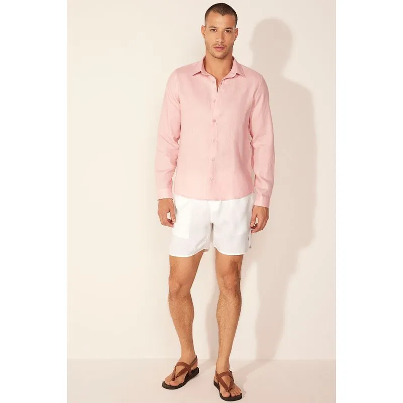 Camisa Manga Longa Botânico Rosa ROSA/PINK G/L