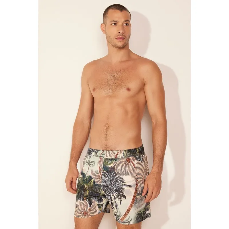 Short Praia Coqueiro Colagem VERDE/GREEN GG/XL