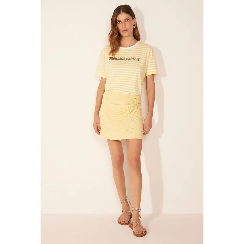 Camiseta Manga Curta Riviera Amarela AMARELO/YELLOW GG/XL
