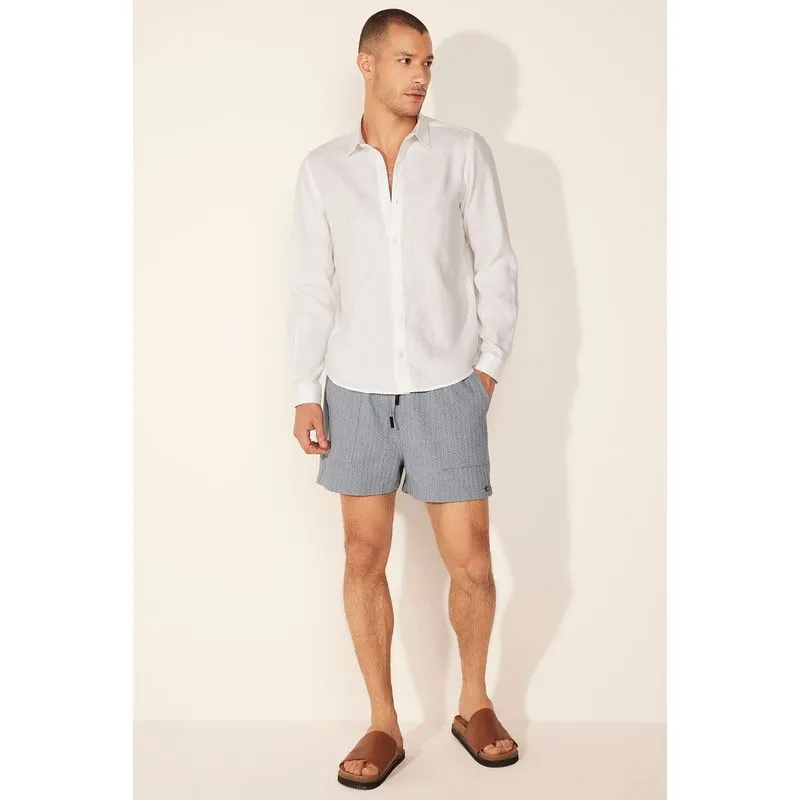 Camisa Manga Longa Botânico Off White OFF WHITE/OFF WHITE P/S