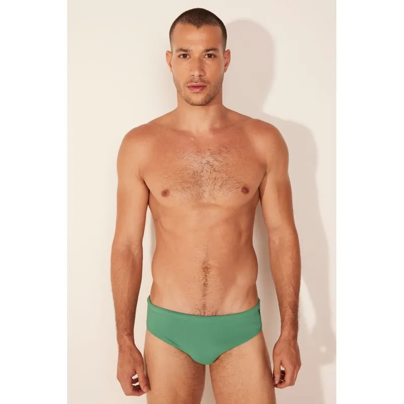 Sunga Fina Liso VERDE/GREEN M/M