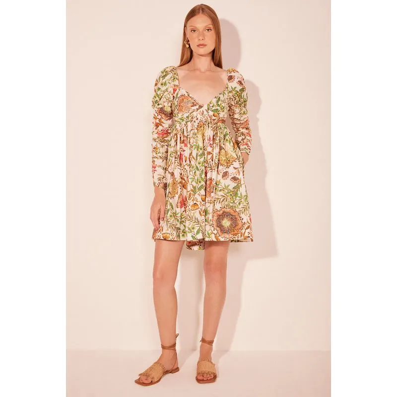 Vestido Curto Floral Icaraí OFF WHITE/OFF WHITE GG/XL