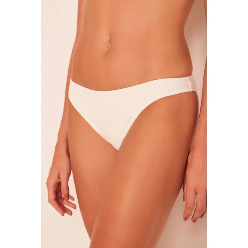 Biquíni Calcinha Lateral Fina Trama Off White OFF WHITE/OFF WHITE G/L
