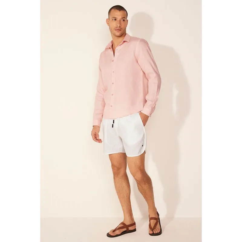Bermuda Casual Botânico Off White OFF WHITE/OFF WHITE P/S