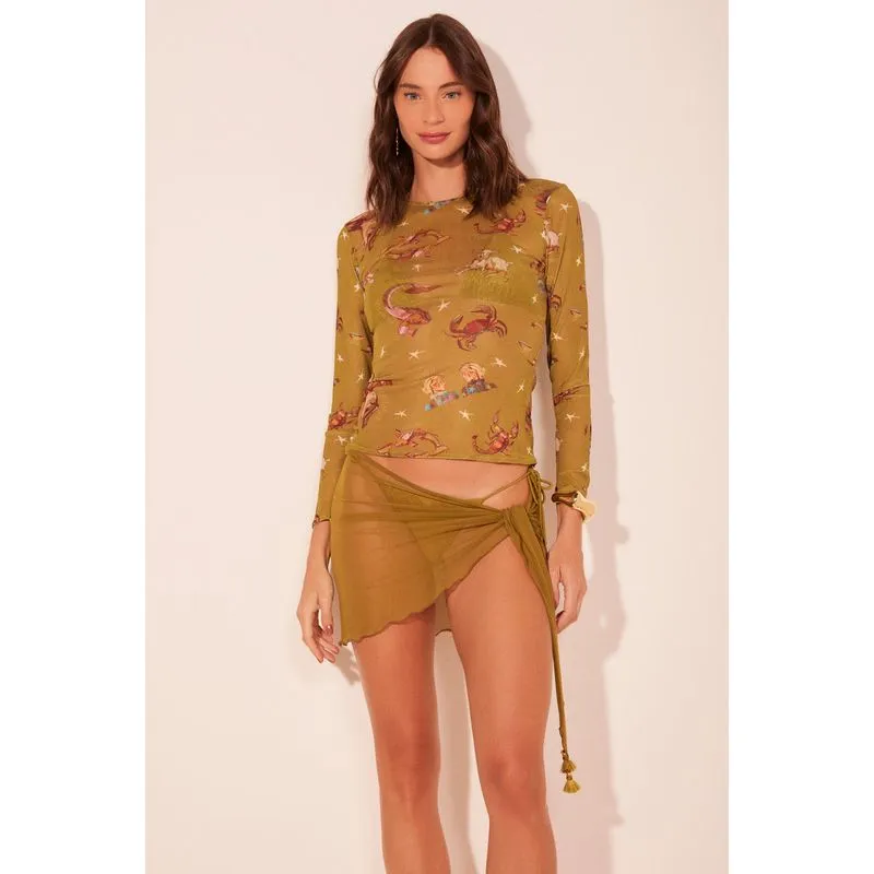 Blusa Manga Longa Zodíaco VERDE/GREEN M/M