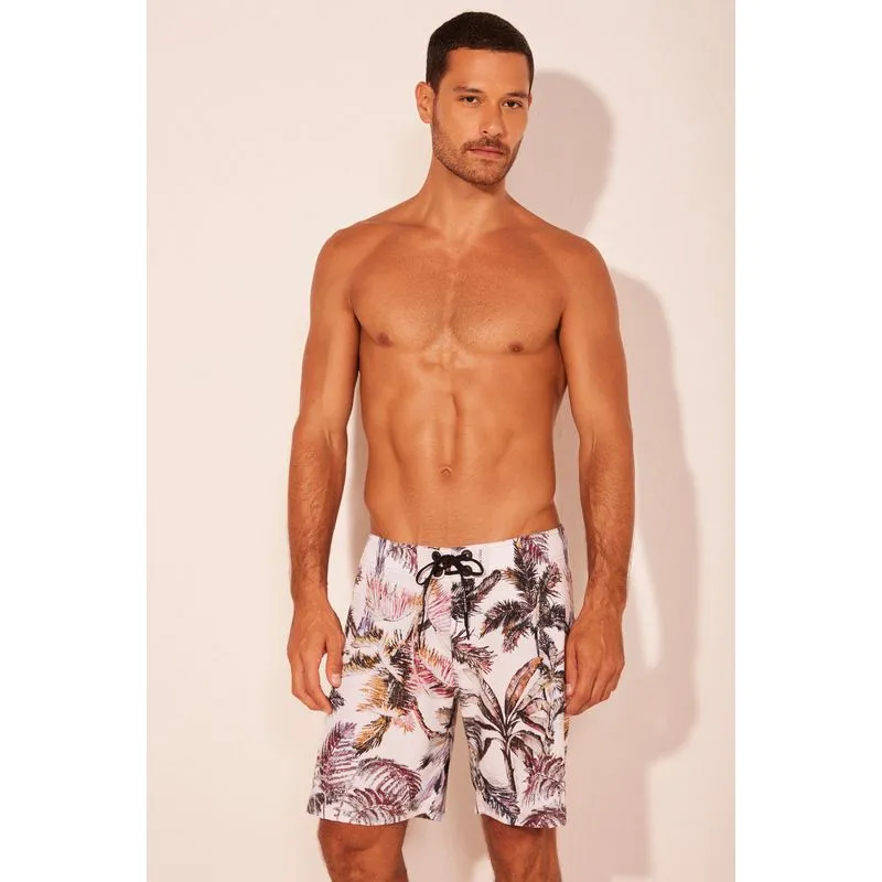 Boardshort Surf Palmeiras Pastel OFF WHITE/OFF WHITE 40