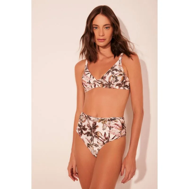Biquíni Calcinha Lateral Larga Palmeiras Pastel OFF WHITE/OFF WHITE M/M