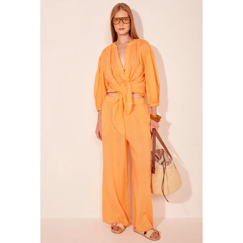 Calça Pantalona Abricot LARANJA/ORANGE P/S