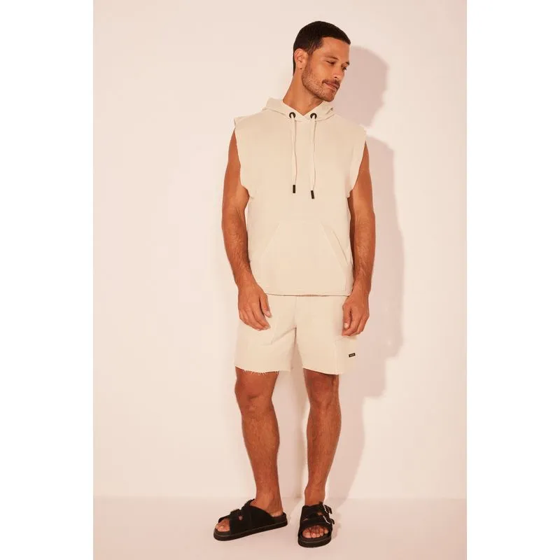 Bermuda Casual Amanhecer Natural BEGE/BEIGE G/L