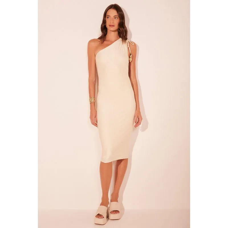 Vestido Midi Pontal OFF WHITE/OFF WHITE GG/XL