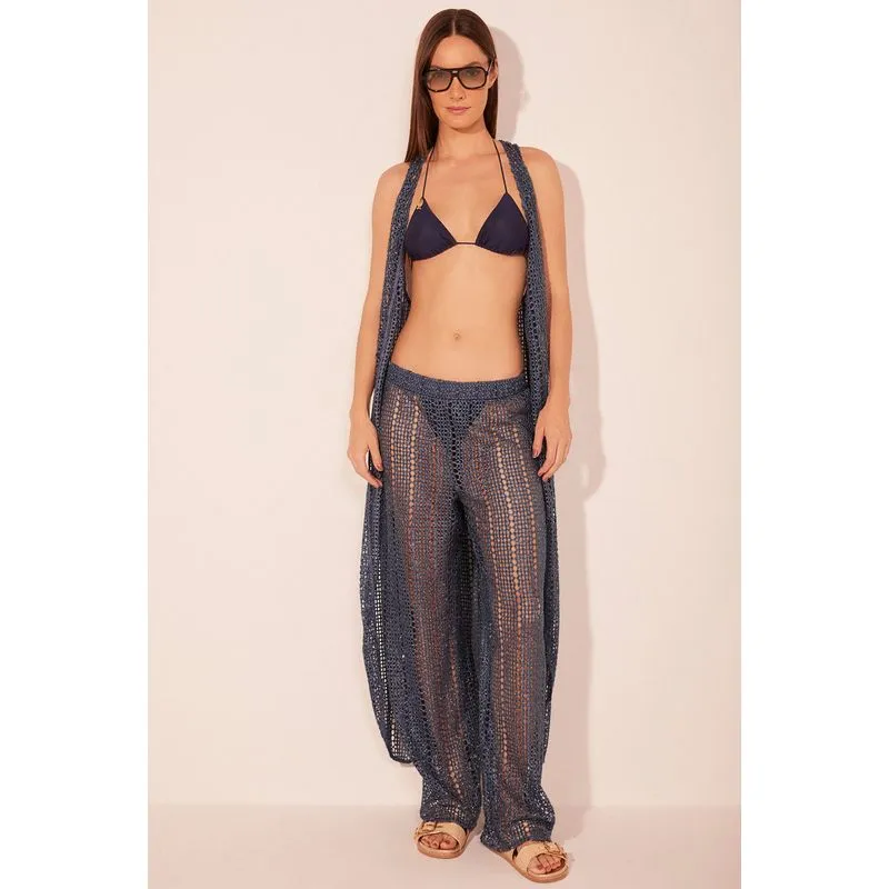 Calça Pantalona Píer Azul AZUL MARINHO/NAVY BLU G/L