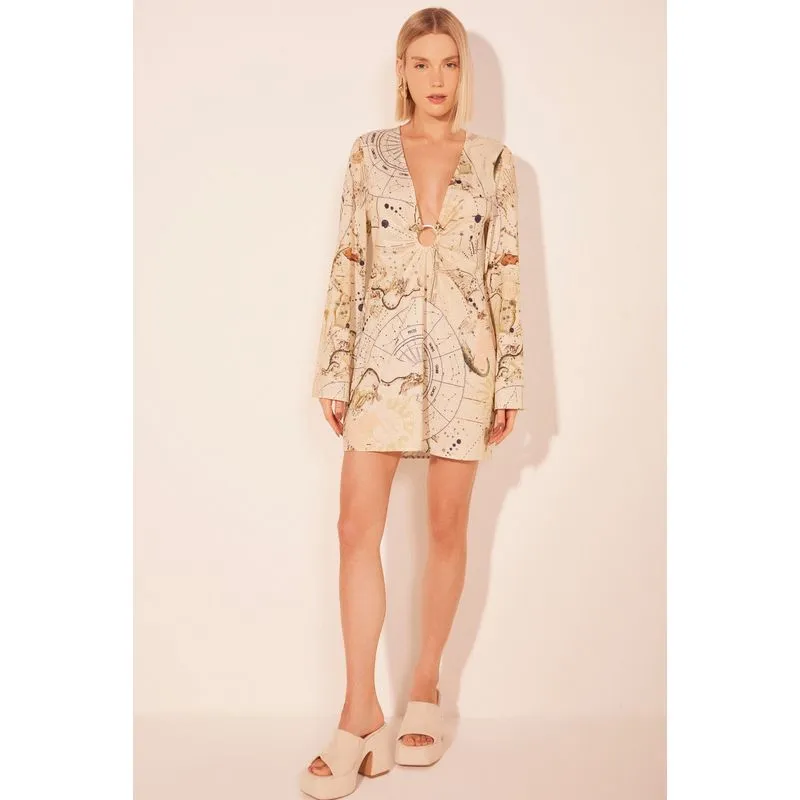 Vestido Curto Astros BEGE/BEIGE M/M