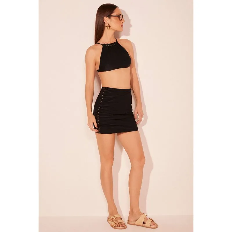Saia Curta Astral Preto PRETO/BLACK GG/XL