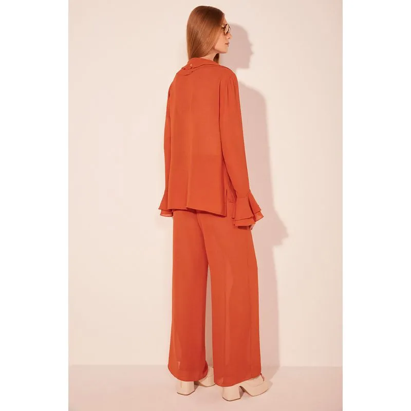 Blusa Manga Longa Jade LARANJA/ORANGE G/L