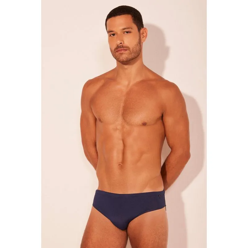 Sunga Fina Liso AZUL MARINHO/NAVY BLU GG/XL