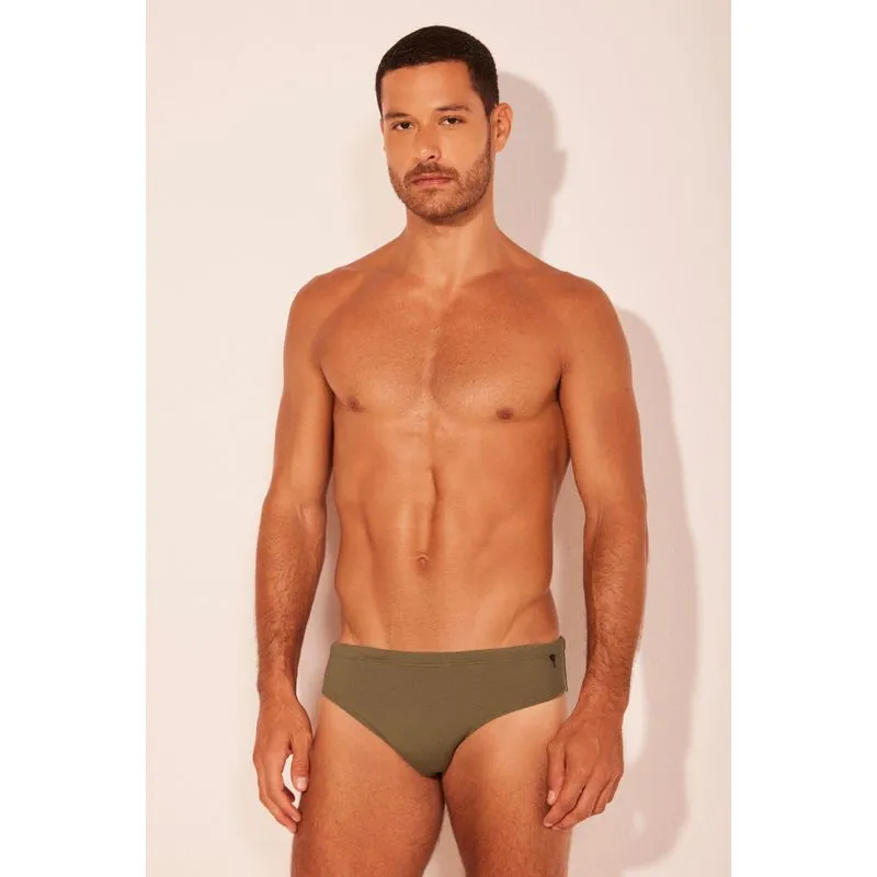 Sunga Fina Liso VERDE/GREEN G/L