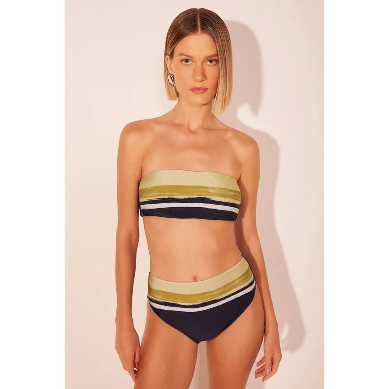Biquíni Sutiã Faixa Listrado Peixes AZUL MARINHO/NAVY BLU M/M