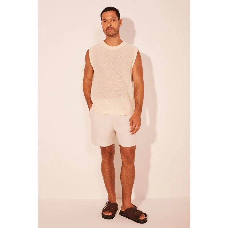 Regata Casual Tela Natural BEGE/BEIGE PP/XS