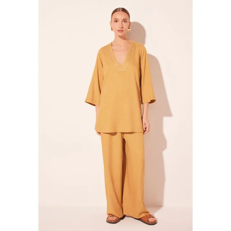 Blusa Manga Longa Rami AMARELO/YELLOW PP/XS