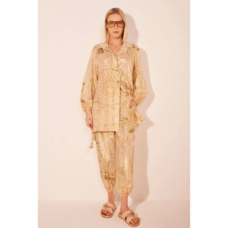 Chemise Curto Astros BEGE/BEIGE P/S