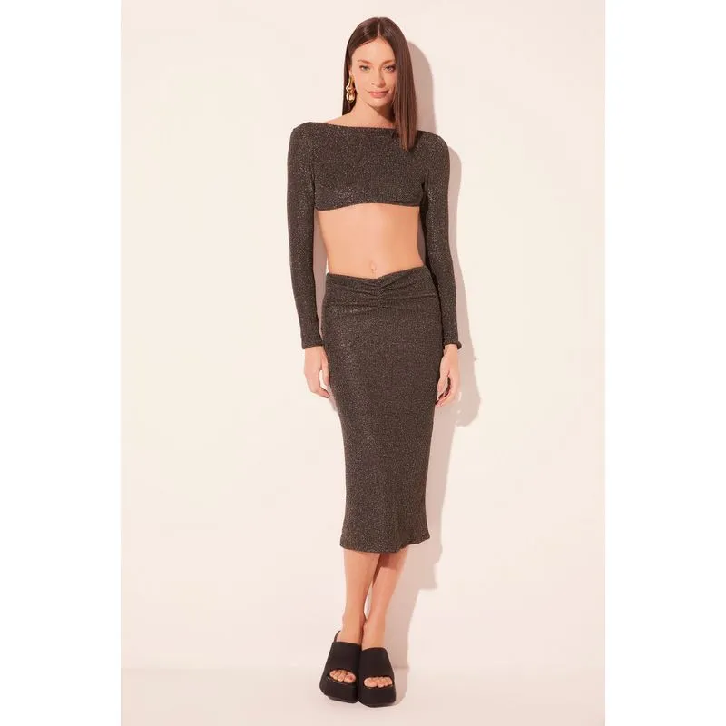 Top Cropped Áurea Preto PRETO/BLACK M/M