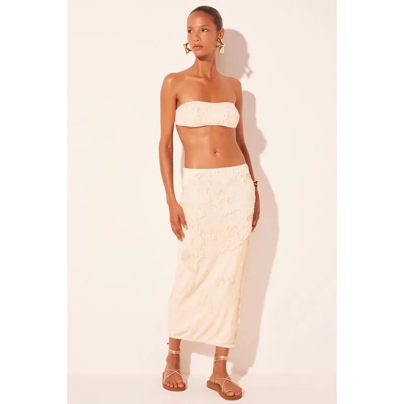 Saia Midi Água Viva OFF WHITE/OFF WHITE PP/XS