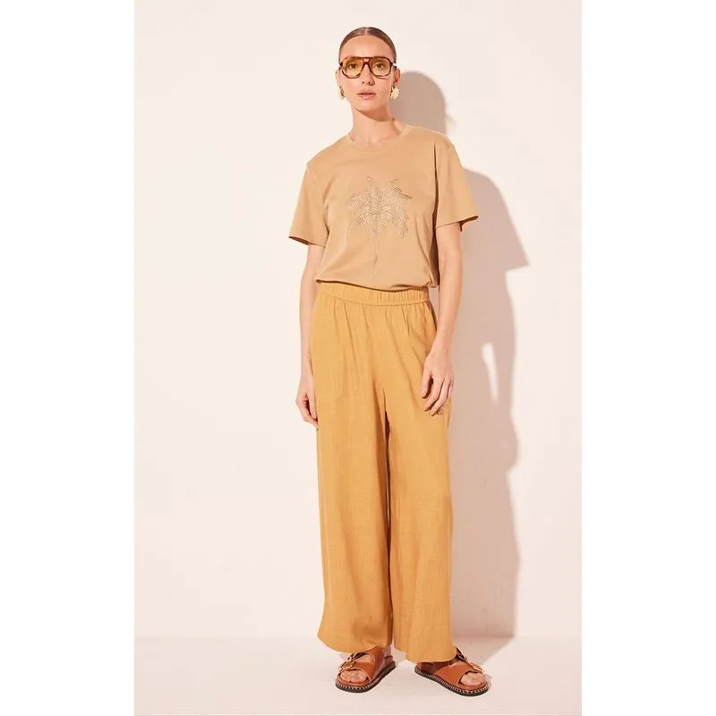 Camiseta Manga Curta Cocais Bege BEGE/BEIGE M/M