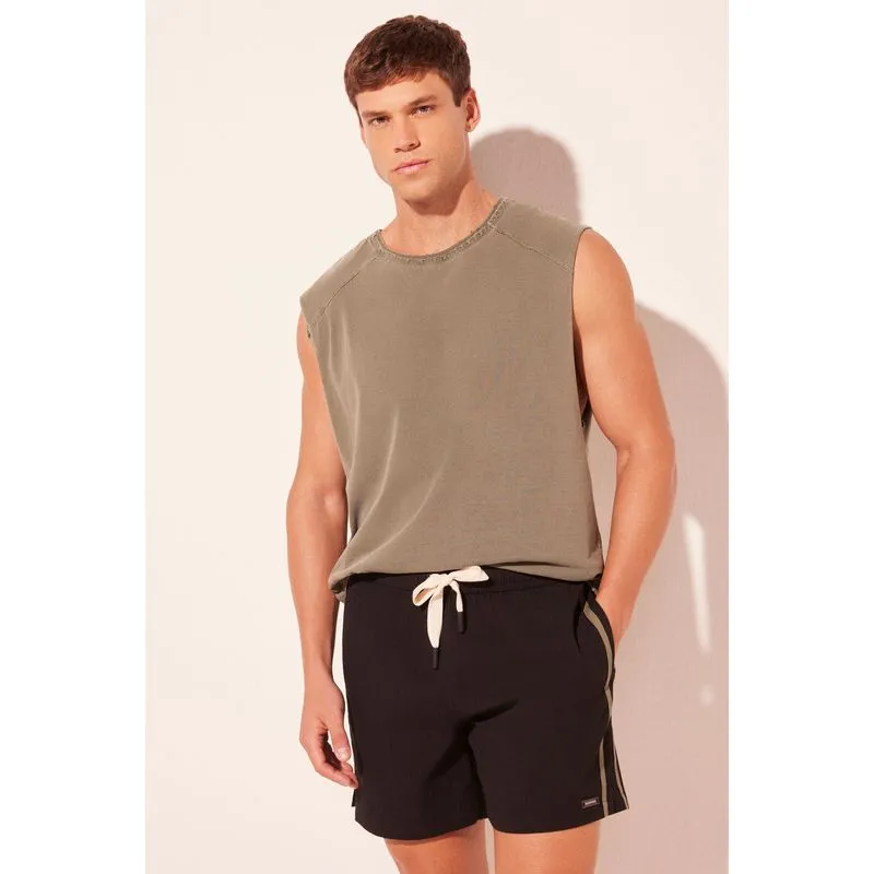 Short Praia Calmaria Preto PRETO/BLACK PP/XS