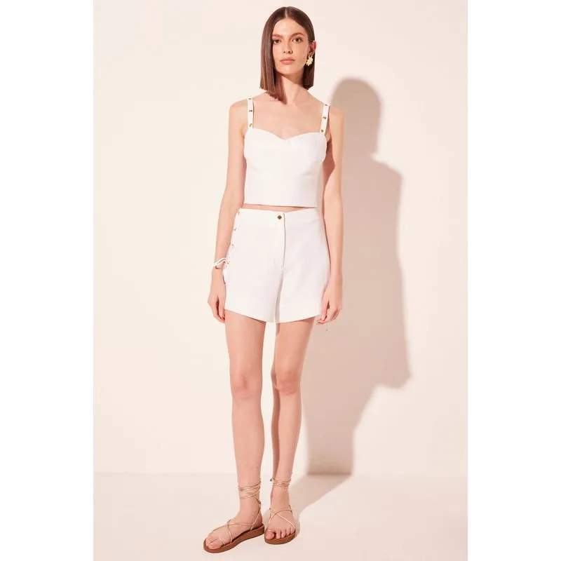 Top Alça Solene Branco BRANCO/WHITE P/S