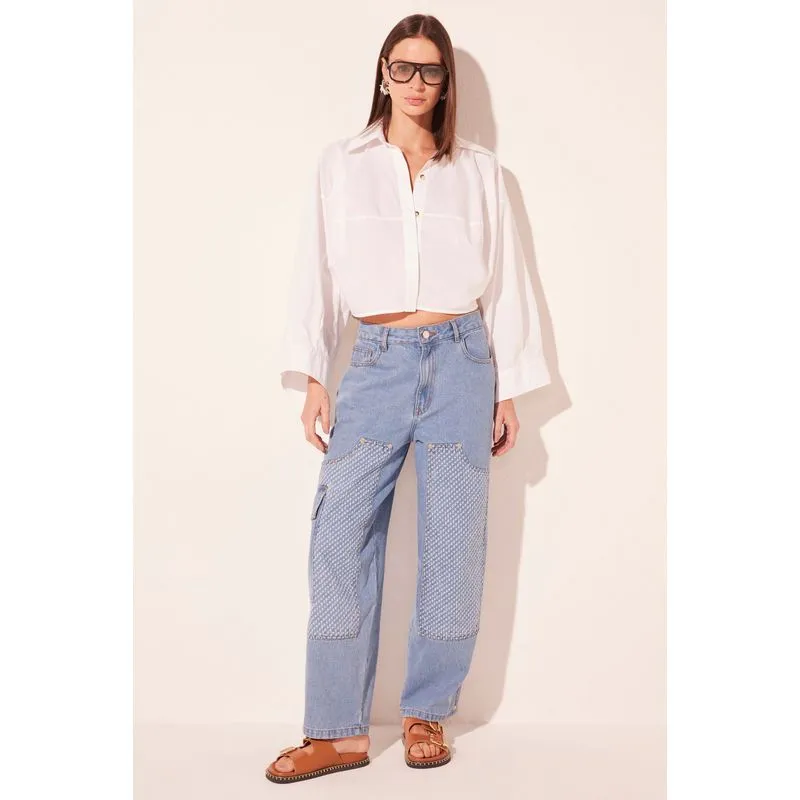 Calça Cargo Cedro Azul AZUL/BLUE 44