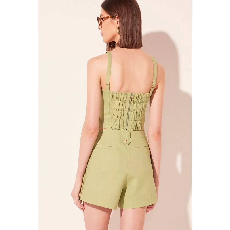 Short Cintura Alta Solene Verde VERDE/GREEN 36