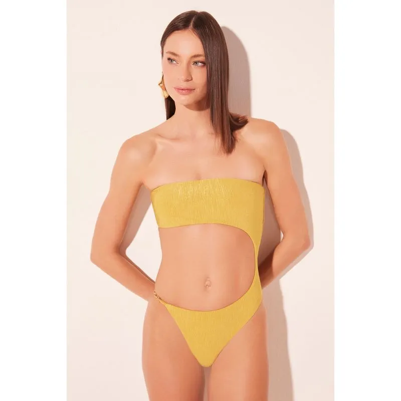 Maiô Faixa Oriente Amarelo AMARELO/YELLOW GG/XL