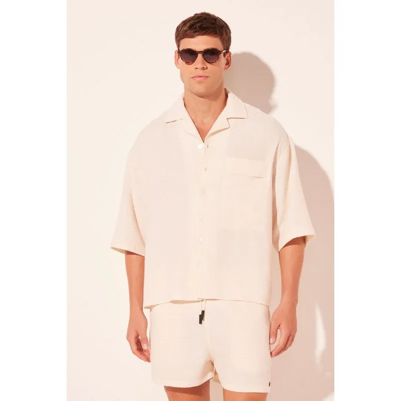 Camisa Manga Curta Xadrez Off White OFF WHITE/OFF WHITE GG/XL