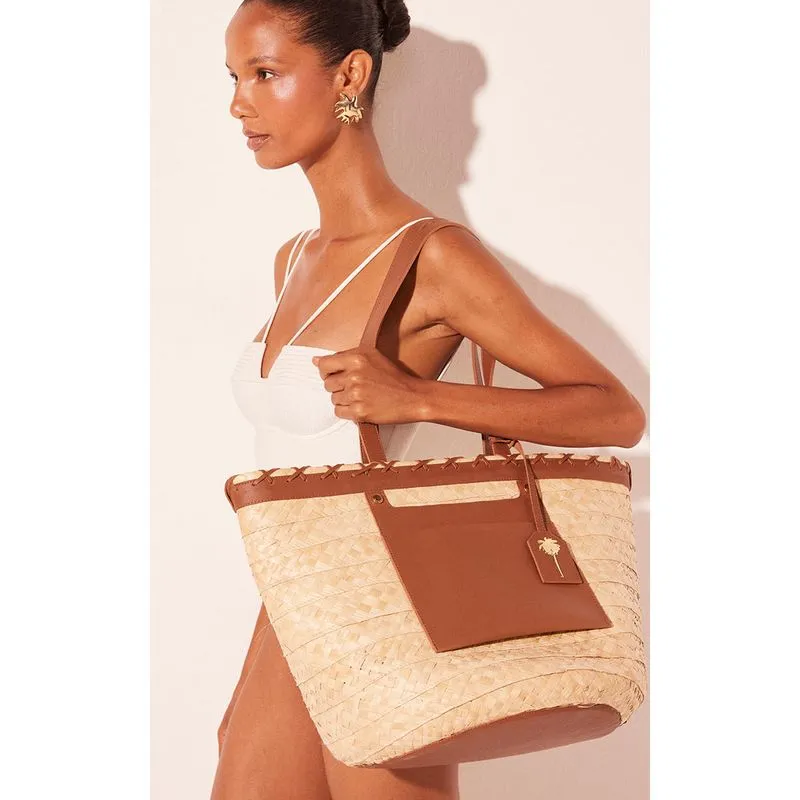 Bolsa Tote Acessórios Tropicália MARROM/BROWN U/ONE SI