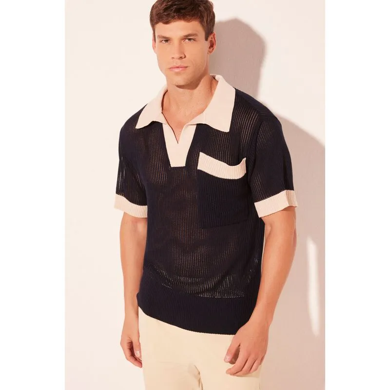 Camisa Polo Marinheiro Marinho AZUL MARINHO/NAVY BLU G/L