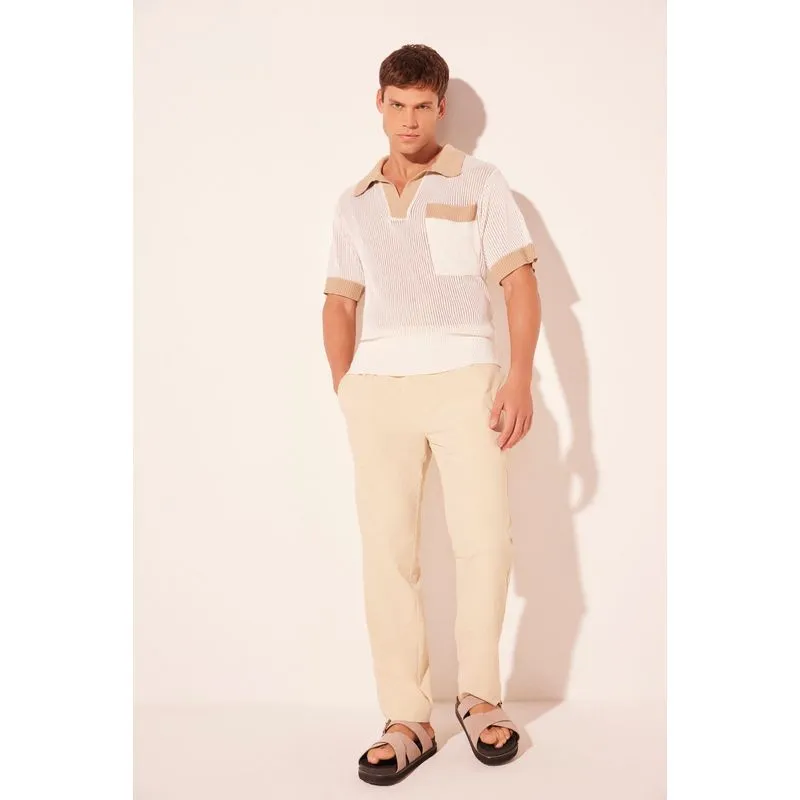 Camisa Polo Marinheiro Off White OFF WHITE/OFF WHITE P/S